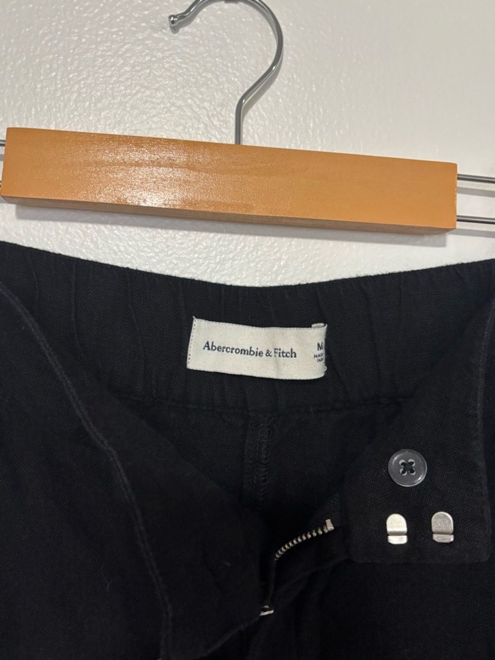 Abercrombie & Fitch Linen Blend Wide Leg Pants - Picture 5 of 8